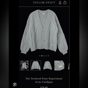 Taylor Swift TTPD CARDIGAN